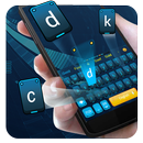 blue time travel keyboard future orange APK