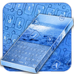 Blue water drops