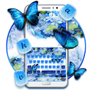 Blue Butterfly keyboard theme APK