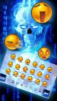 Blue flame skull Ekran Görüntüsü 2