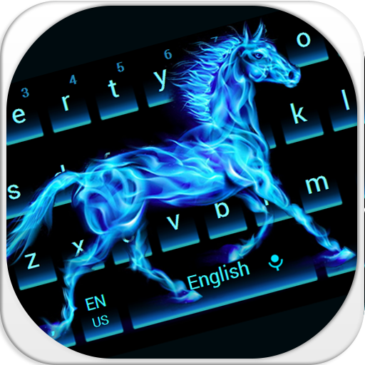 Caballo llameante Teclado