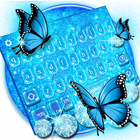 Blue Glitter Butterfly иконка