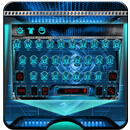 Teclado de holograma azul APK