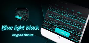 Blue Light Black Keyboard