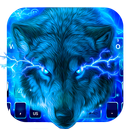 Клавиатура Blue Lightning Wolf APK