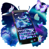 Neon Butterfly Keyboard simgesi