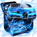 Blue Neon Car Keyboard APK