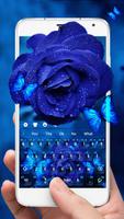 Blue Rose Butterfly Keyboard syot layar 1