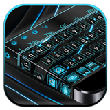 Tech Black Blue Keyboard icon