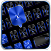 Black Blue Metal Keyboard