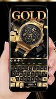 Black Gold Watch Keyboard plakat