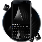 Clavier noir pour Galaxy S9 icône