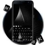 Teclado Preto para Galaxy S9 ícone