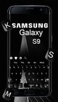 Clavier noir pour Galaxy S9 Affiche
