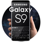 Cool Black Keyboard for Galaxy S9 أيقونة