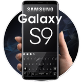 Cool Black Keyboard for Galaxy S9-icoon