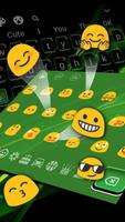 Black Green Keyboard Theme ảnh chụp màn hình 2
