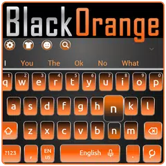Black Orange Keyboard