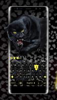 Motyw klawiatury Black Panther plakat