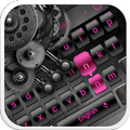 Metal Pink Light Keyboard