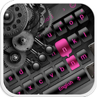 Metal Pink Light Keyboard آئیکن