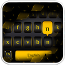 Black Gold Metal Keyboard APK