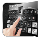 Black Silver Metal Keyboard APK