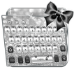 Black Silver Glitter Keyboard