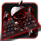 Black Skull Apple Keyboard Theme Zeichen
