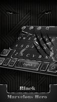 Tema Keyboard Panther Hitam poster