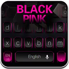 Black Pink Keyboard Icon