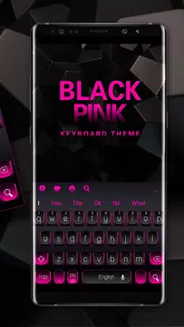 Screenshot 3 for Black Pink Keyboard