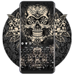 ”Black Rose Skull Keyboard
