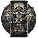 Black Rose Skull Keyboard アイコン