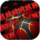 Black Red Basketball Keyboard icône