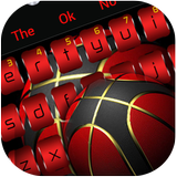 Black Red Basketball Keyboard ícone