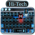 black hi-tech blue