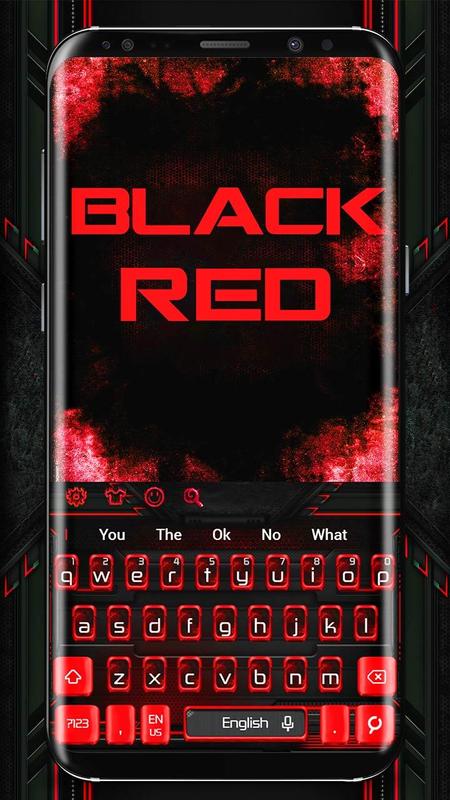  Tema  Keyboard Merah  Hitam  for Android APK Download