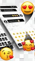 Black and White Keyboard Theme স্ক্রিনশট 2