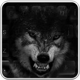 Black Wild Wolf Keyboard