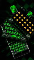 Black Green Technology Keyboard Cartaz