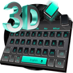 Motyw 3D Black Keyboard