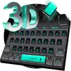 Tema de teclado preto 3D APK
