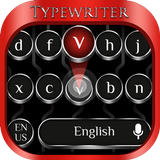 Cool Black Typewriter Keyboard simgesi