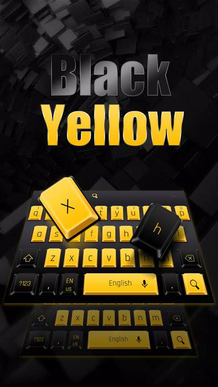 Schwarz-Gelb-Tastatur APK für Android herunterladen