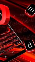 3D Black Red Keyboard screenshot 1