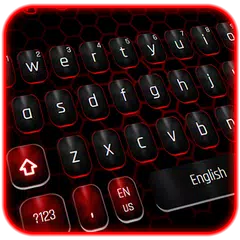 Classic Black Red Keyboard APK download