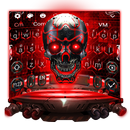 3D Tech Blood Skull Keyboard Theme APK