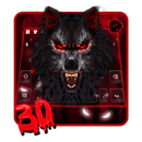 3D Blood Wolf Keyboard Theme APK