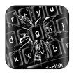 Black Broken Glass Keyboard